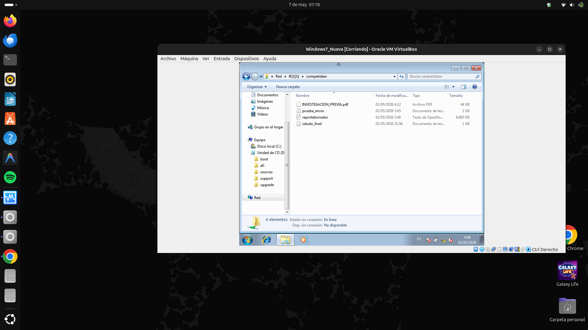 Escritorio de Windows 7